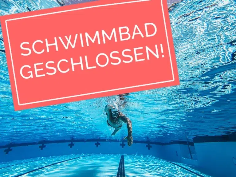 Schwimmbäder geschlossen