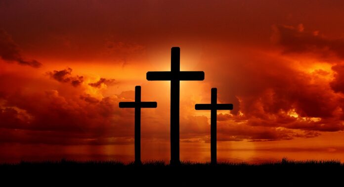 cross, crucifixion, resurrection